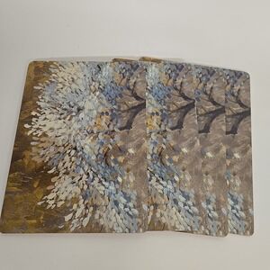 Cala Home Hardboard Cork-Back Placemats, Thousand Lifetimes, Set of 4